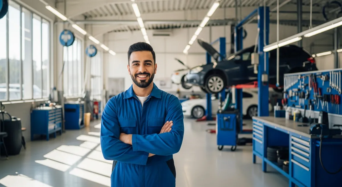 Auto repair shop website example