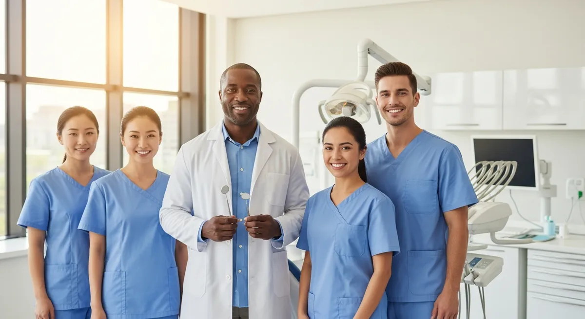 Dental clinic website homepage example