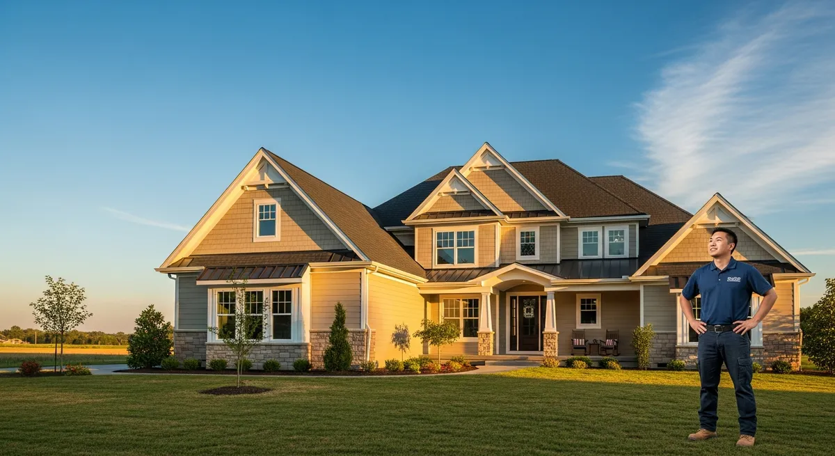 Roofing company website example